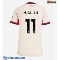 Fotballdrakt Dame Liverpool Mohamed Salah #11 Bortedrakt 2025-26 Kortermet